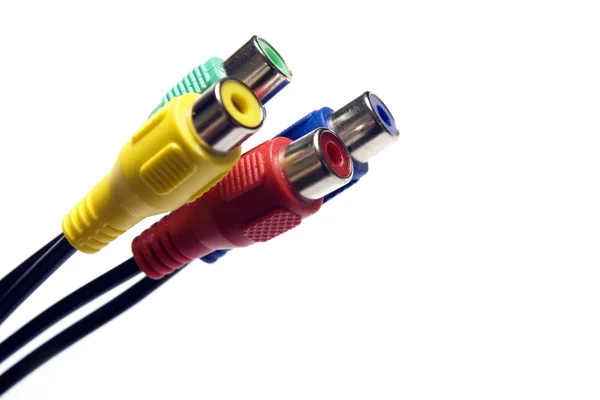 Fotoğraf çok renkli kablolar — Stok fotoğraf