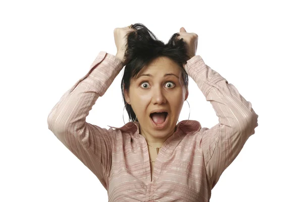A photo of woman in trouble — Stock Photo, Image