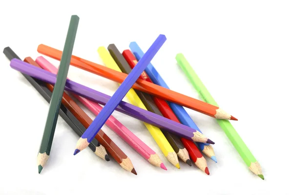 Фото кольорових олівців — стокове фото
