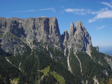 sciliar dağ-dolomites güzel görünümü