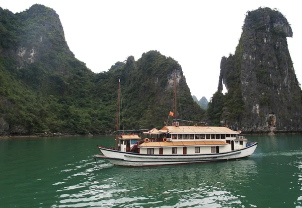 stock image Sailing boat Halong bay