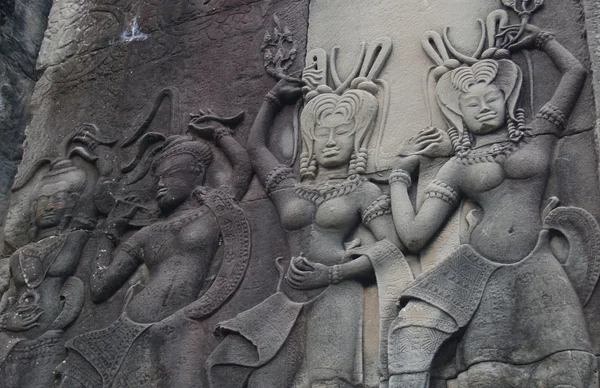 Angkor dancers — Stock Photo, Image