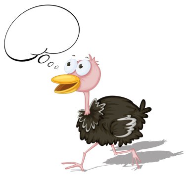 Ostrich clipart