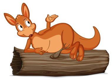 Aussie kangaroo clipart