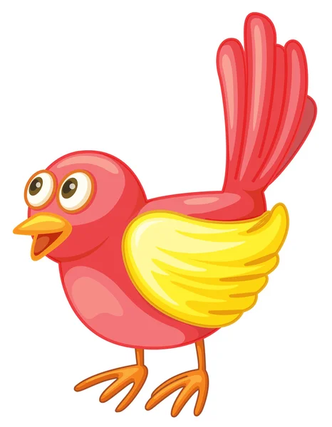 Красная птица — стоковый вектор