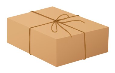 Cardboard box clipart