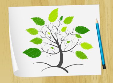 Abstract tree clipart
