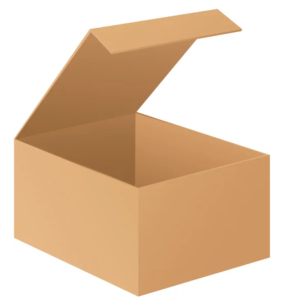 Картонный ящик — стоковый вектор