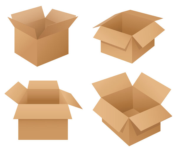 Cardboard boxes