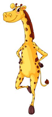 Cute giraffe clipart