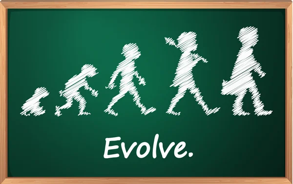 Evoluce — Stockový vektor