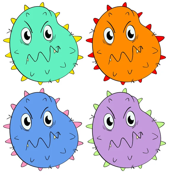 Germes et insectes — Image vectorielle