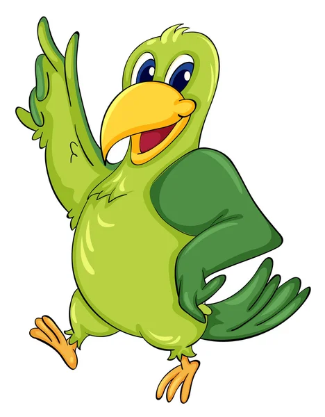 Roztomilý papoušek — Stockový vektor