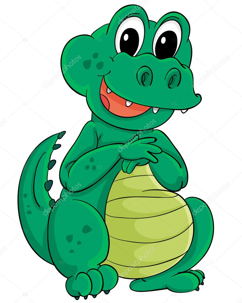 Cartoon Crocodile Stock Vector Image By ©interactimages #10862236