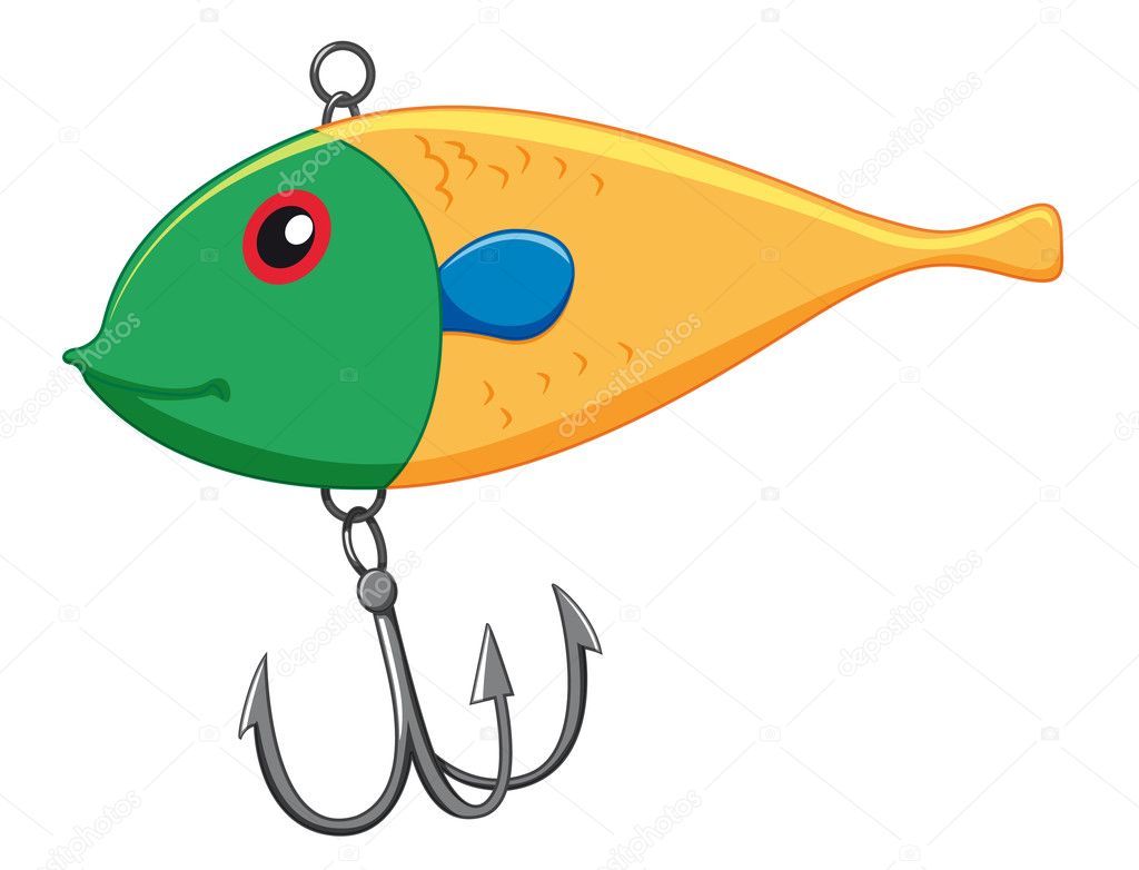 Fishing lures Stock Vector by ©interactimages 10862390