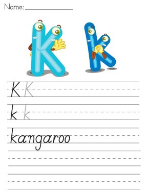 Alphabet sheet clipart