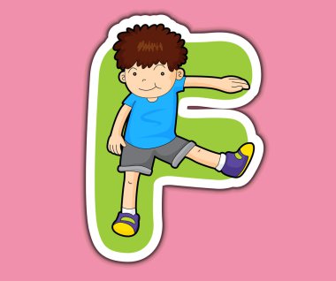 Alphabet letter series clipart