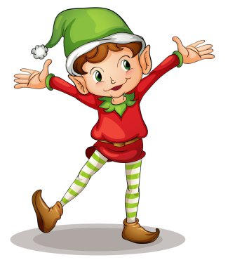 Little elf clipart