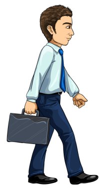 Modern man clipart