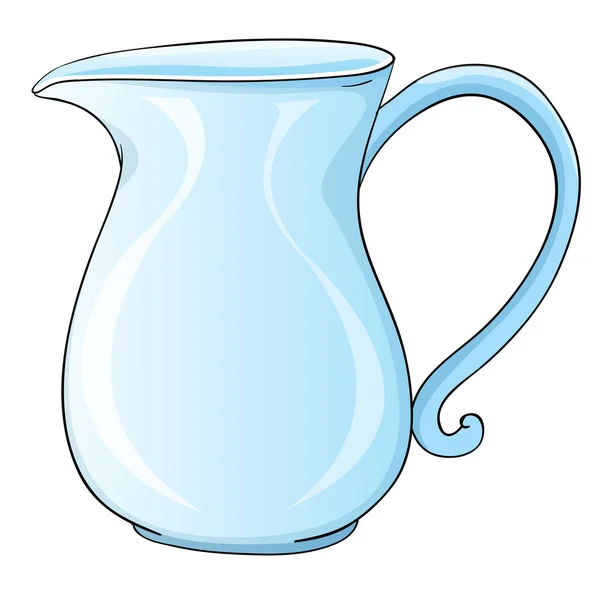 Glass jug — Stock Vector