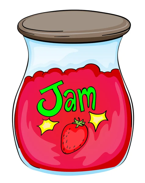 Jam jar — Stock Vector