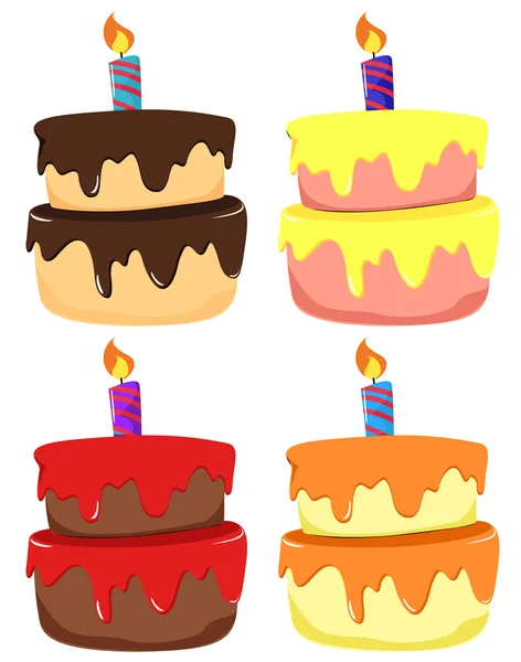 Gâteaux — Image vectorielle