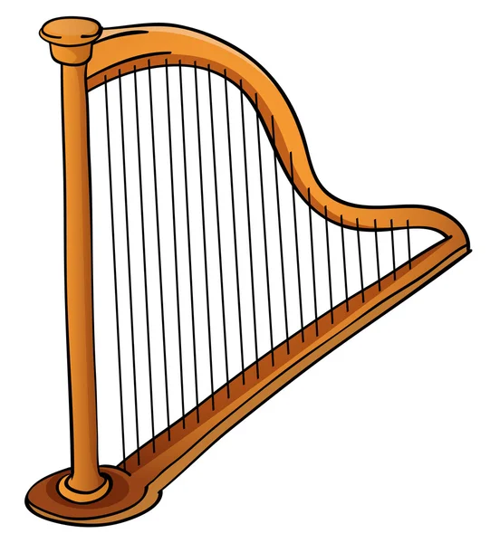 Harpe — Image vectorielle