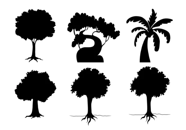 Pohon-pohon - Stok Vektor