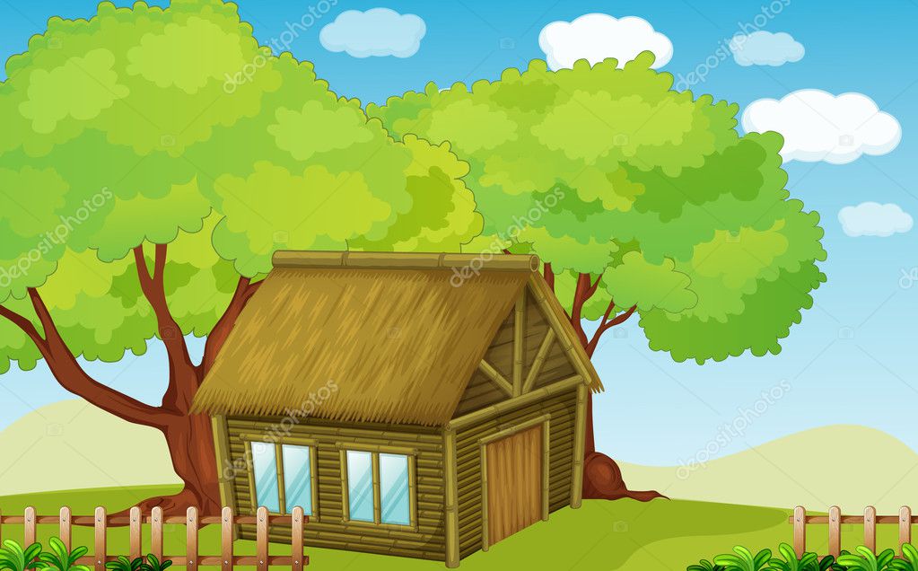 Cartoon hut Stock Vector Image by ©interactimages #10947176