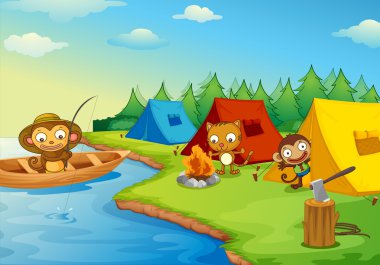 Camping clipart