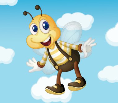 Little bee clipart