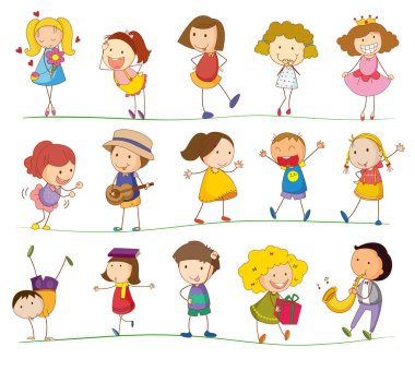 Simple kids clipart