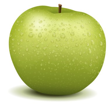 Realistic apple clipart