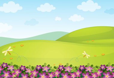 nature scene clipart