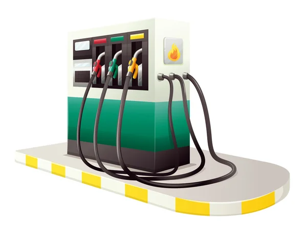 Unidade distribuidora de gasolina — Vetor de Stock