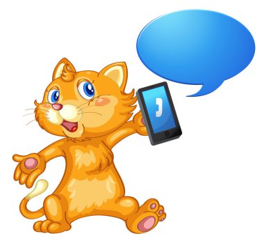 cep telefonu ile bir fare