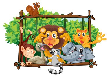 various animals clipart