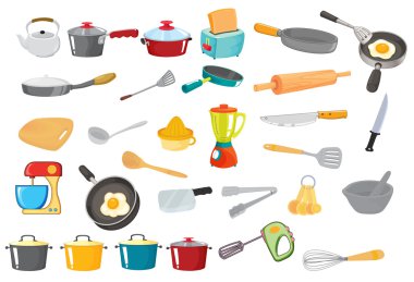 various utensils clipart