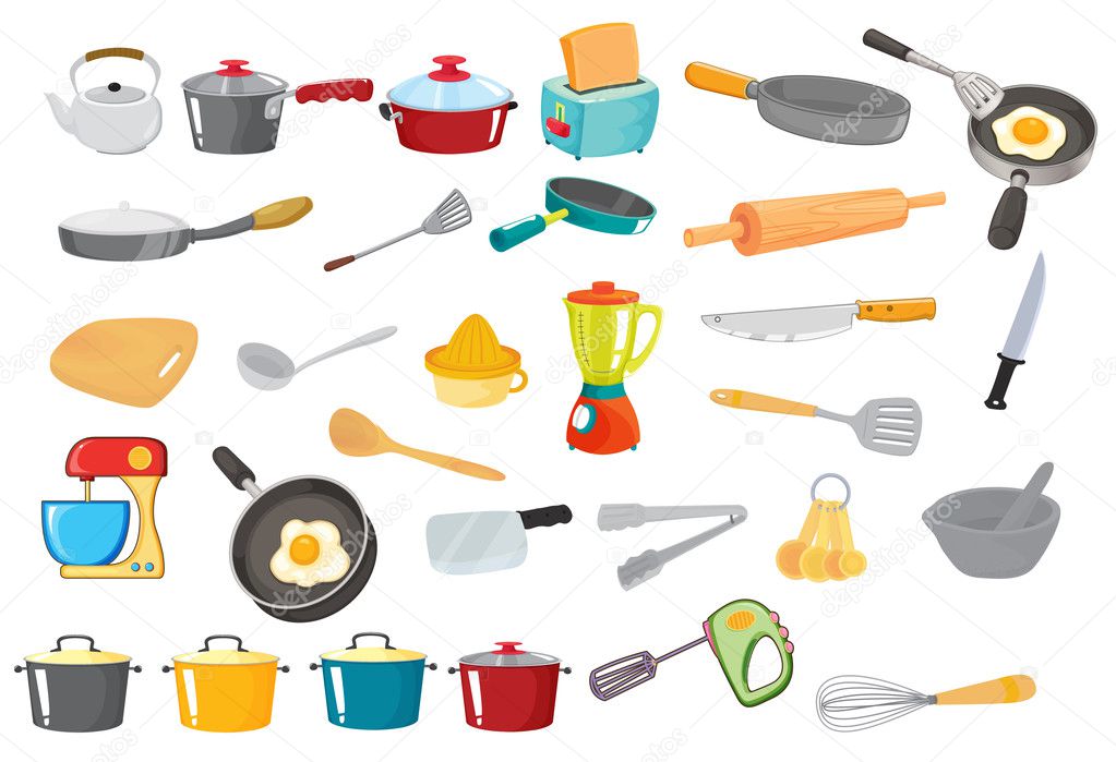 various utensils