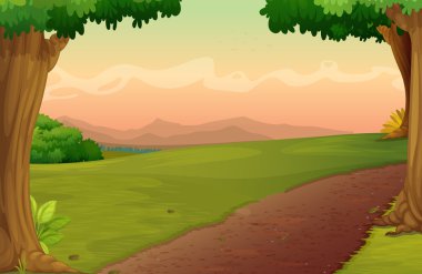 country path clipart