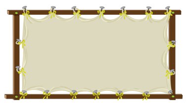 Blank banner clipart