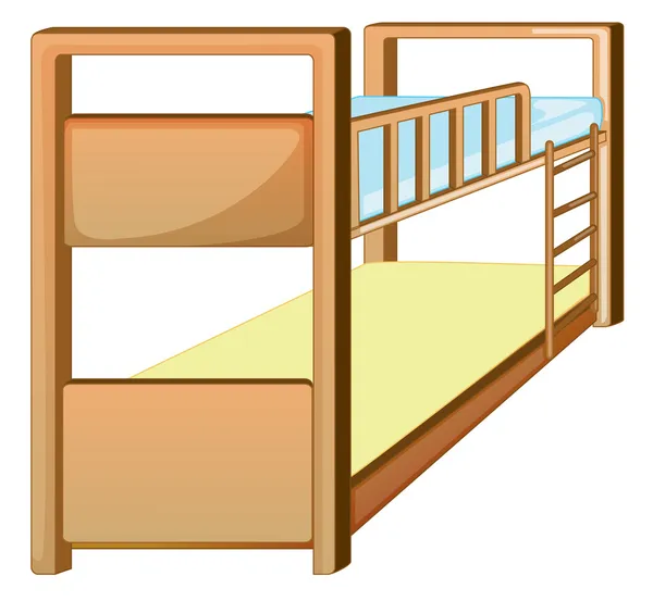 Łóżko piętrowe — Wektor stockowy