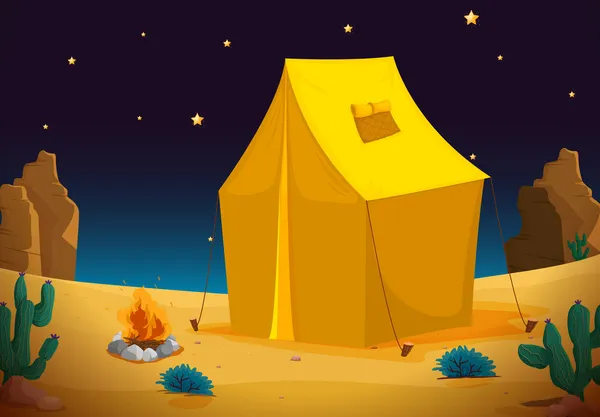 Maison de tente — Image vectorielle
