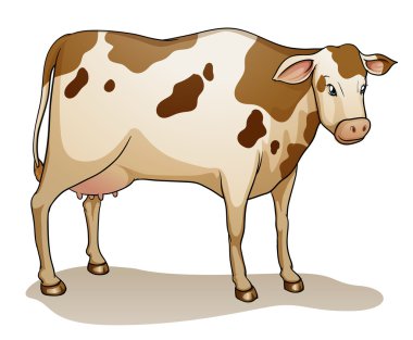 Cartoon cow clipart