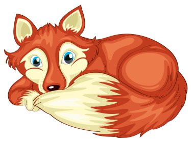 Cartoon fox clipart