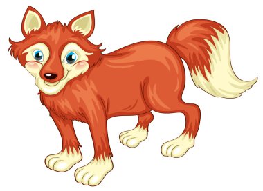 Cartoon fox clipart