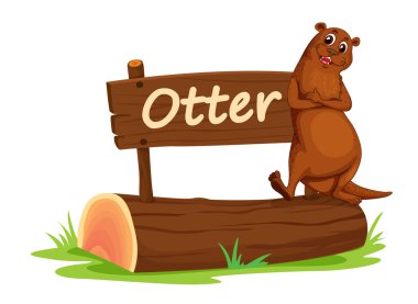 Ottur and name plate clipart