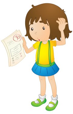 a girl clipart