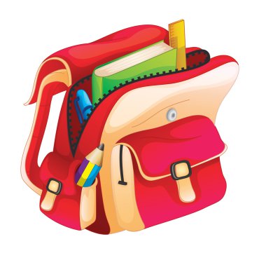 school bag clipart