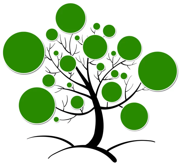 Clipart d'arbre — Image vectorielle
